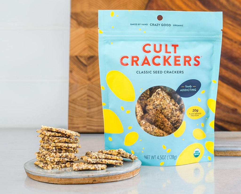 Cult Crackers - Recognized by GOOD HOUSEKEEPING in their Best Tested Products for 2021.